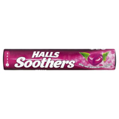 Picture of Halls Soothers Blackcurrant x20